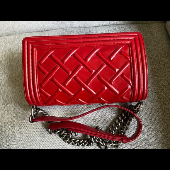 SOLD Chanel old medium embossed le boy leboy - Picture 2 of 8
